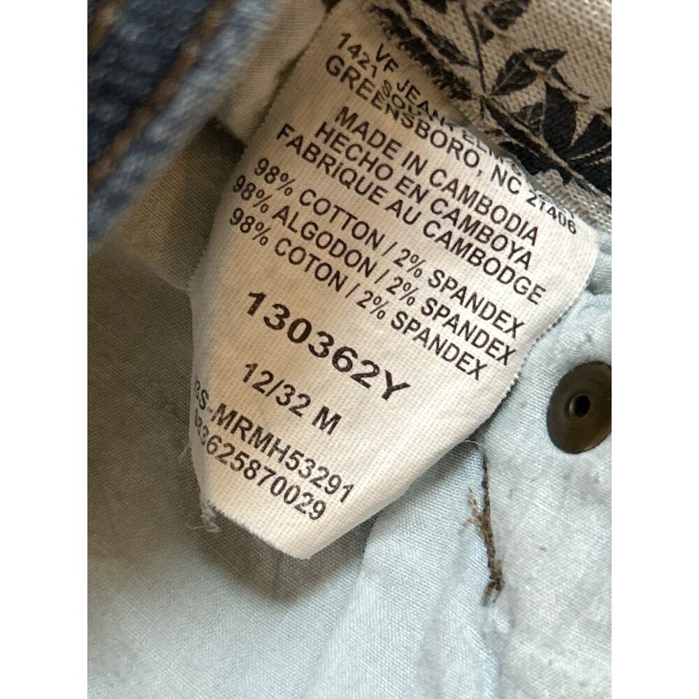 Riders Stretch Denim Blue Jeans Size 12 (32 M) Comfort No Gap Waistband - Picture 3 of 5